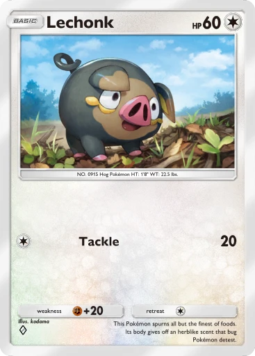 Lechonk card art
