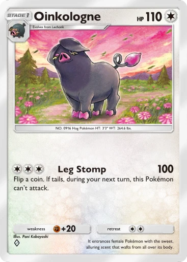 Oinkologne card art