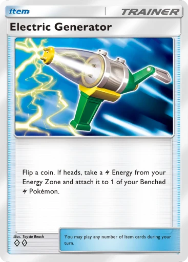 Electric Generator card art