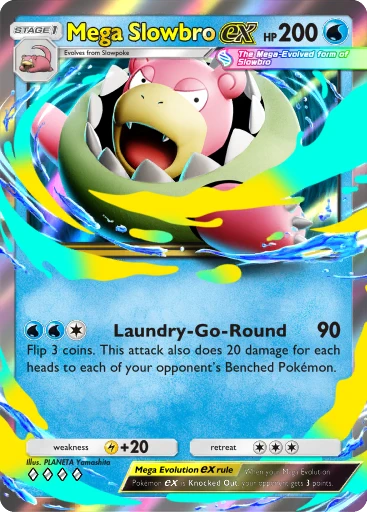 Mega Slowbro card art
