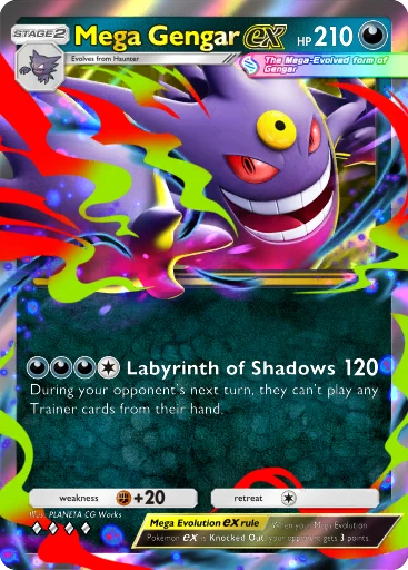 Mega Gengar card art