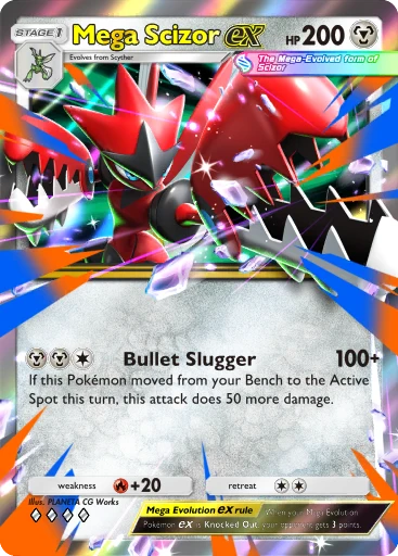 Mega Scizor card art