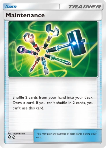 Maintenance card art