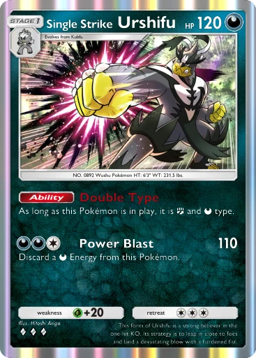 Single Strike Urshifu card art