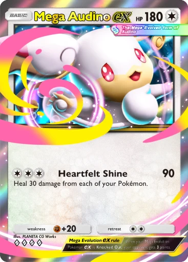 Mega Audino card art
