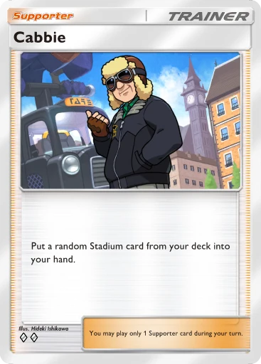 Cabbie card art