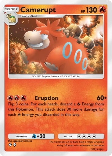 Camerupt card art