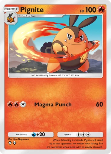 Pignite card art
