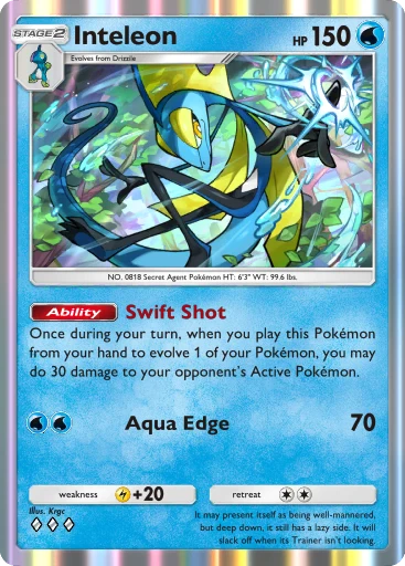 Inteleon card art
