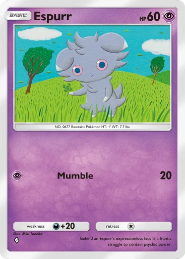 Espurr card art