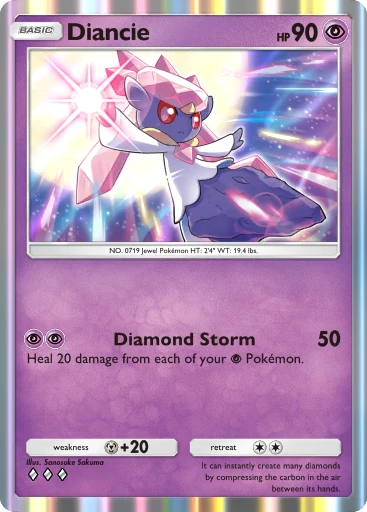 Diancie card art