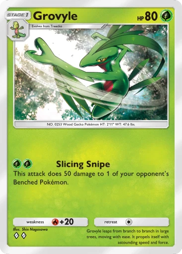 Grovyle card art