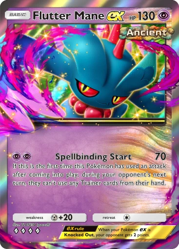 Flutter Mane card art