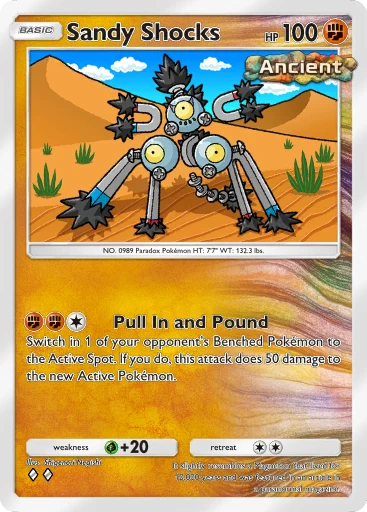 Sandy Shocks card art