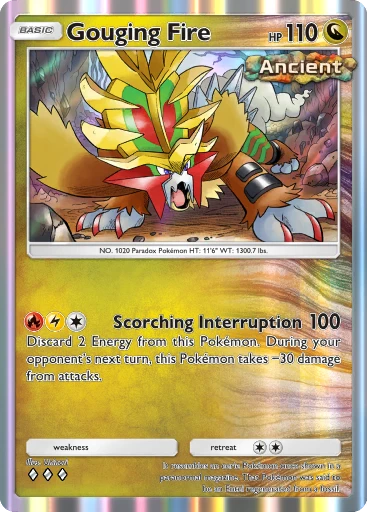 Gouging Fire card art
