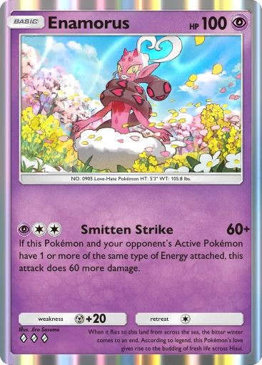 Enamorus card art