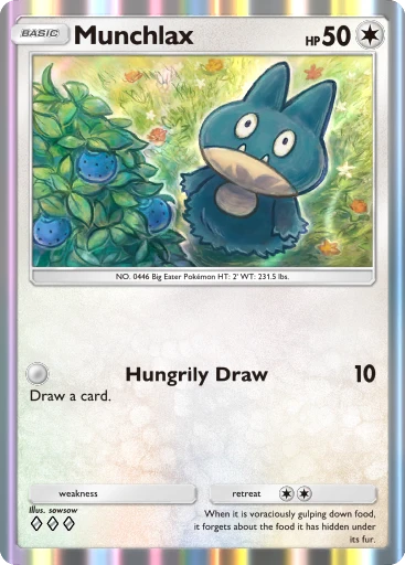 Munchlax card art