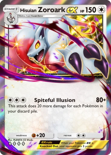 Hisuian Zoroark card art