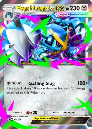 Mega Metagross card art