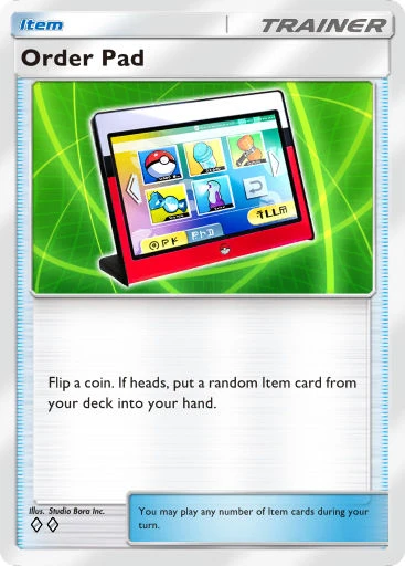 Order Pad card art