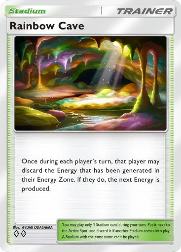 Rainbow Cave card art