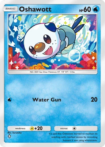 Oshawott card art