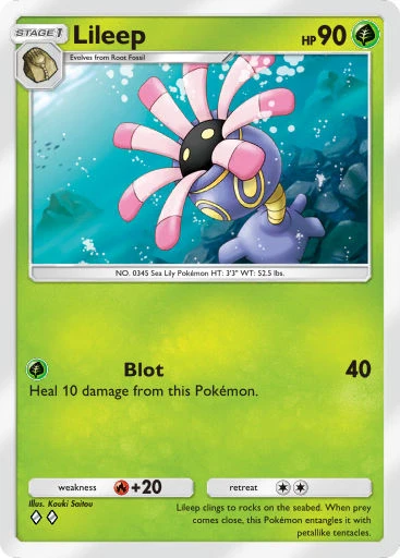 Lileep card art