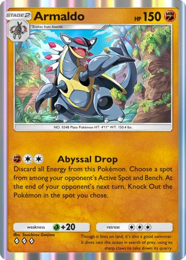 Armaldo card art