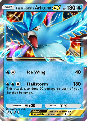 Team Rocket's Articuno card art