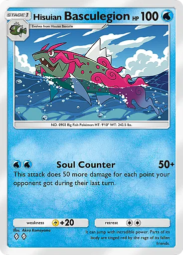 Hisuian Basculegion card art