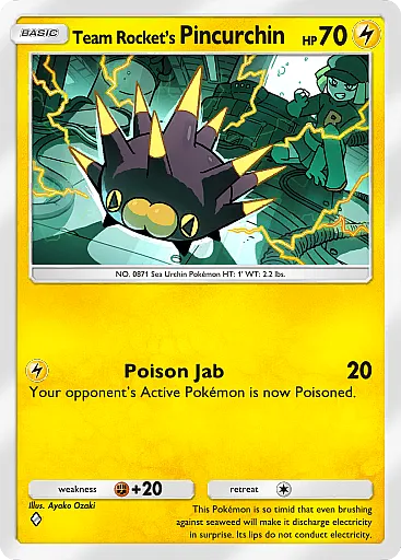 Team Rocket's Pincurchin