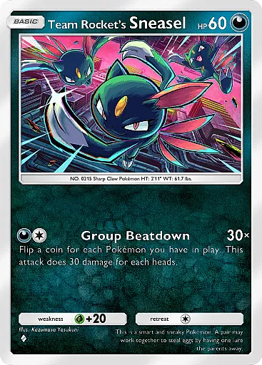 Team Rocket's Sneasel