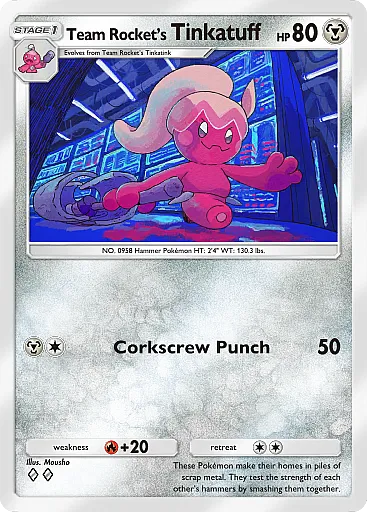Team Rocket's Tinkatuff card art