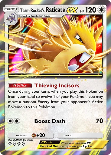 Team Rocket's Raticate ex