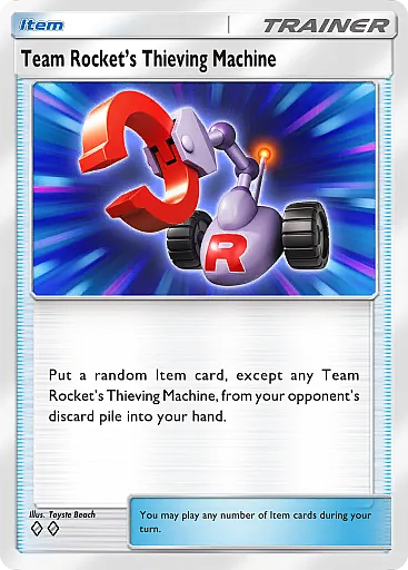 Team Rocket's Thieving Machine card art