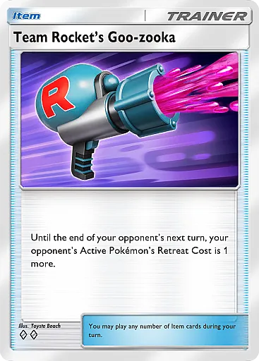 Team Rocket's Goo-zooka card art