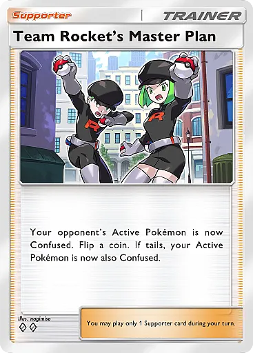 Team Rocket's Master Plan card art