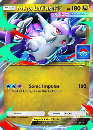 Mega Latios card art