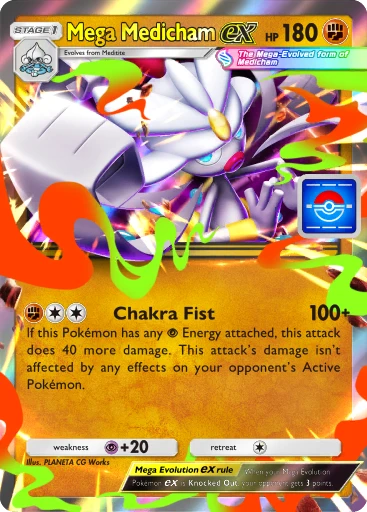 Mega Medicham card art