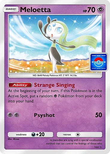 Meloetta card art