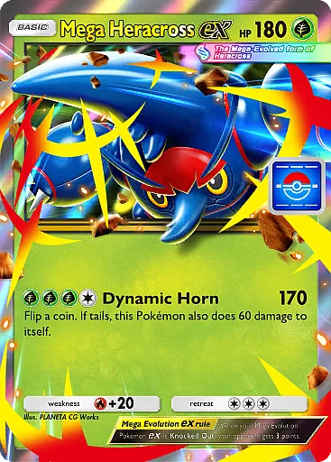 Mega Heracross card art