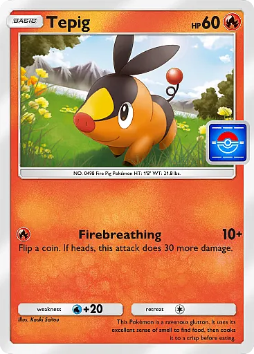 Tepig card art