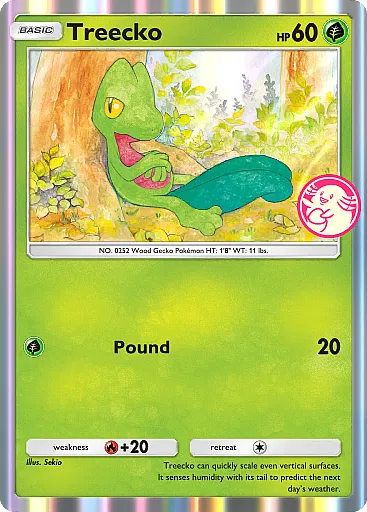 Treecko card art
