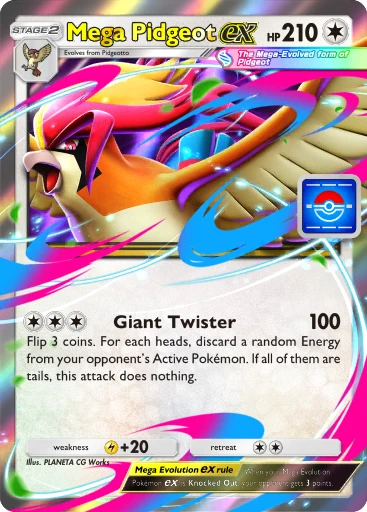 Mega Pidgeot card art