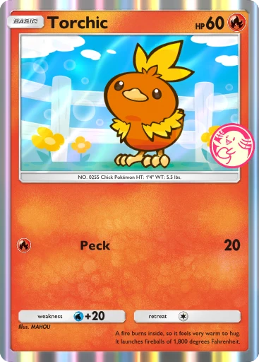 Torchic card art