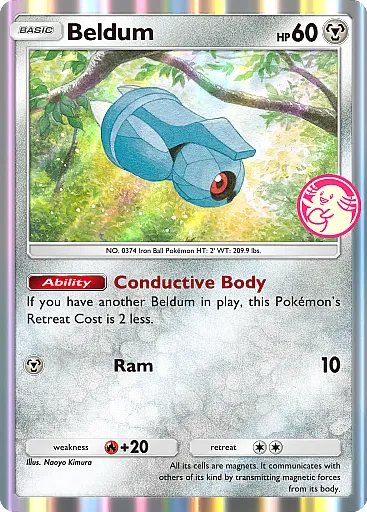 Beldum card art