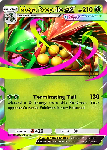 Mega Sceptile card art