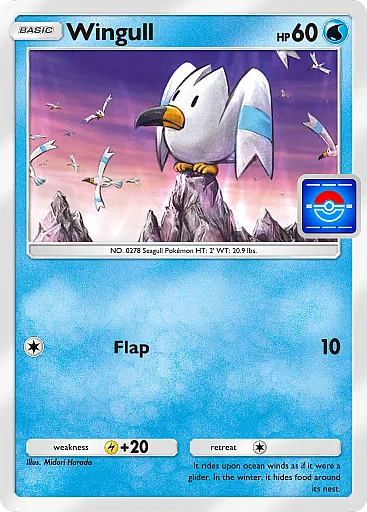 Wingull card art