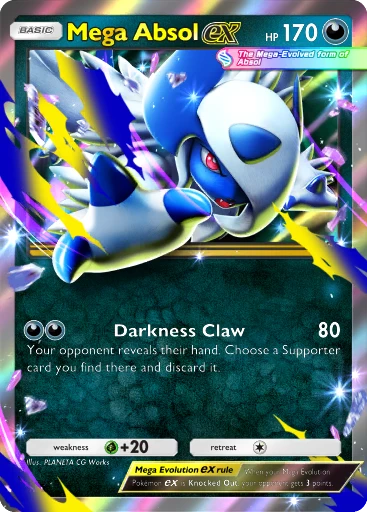 Mega Absol card art